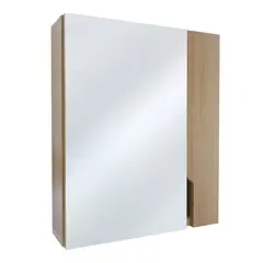 SENSI DACQUA - Gabinete De Baño Con Espejo Lucía 1 Puerta 48x40x11.5 Cm Rovere