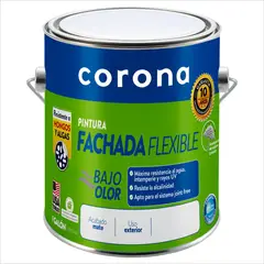 CORONA - Pintura para Exterior Flexible Blanco 1 Galón