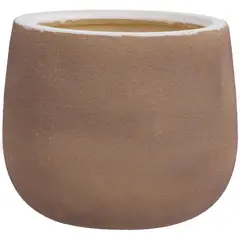 CASA BONITA - Matera Cerámica Cilíndrico Ceuta 22x18x22cm Beige