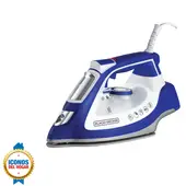 BLACK+DECKER - Plancha de vapor Black + Decker Impact con suela de cerámica IR3001