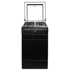 SUPERIOR - Estufa De Piso 4 Puestos con Gabinete Gas Natural Negro
