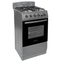 SUPERIOR - Estufa de Piso con 4 Puestos Piso con Horno Gas Natura Gris