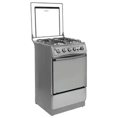 SUPERIOR - Estufa de Piso con 4 Puestos Horno Grill Gas Natural Inoxidable