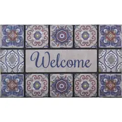 JUST HOME COLLECTION - Tapete Entrada Mosaicos 45x75 Cm