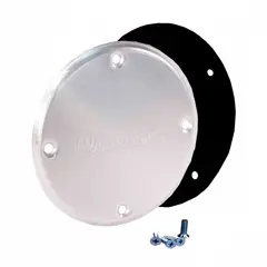 CU CONECTORES - Tapa Lisa Para Caja Aluminio Redonda