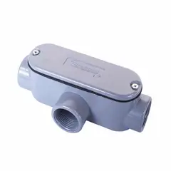 CU CONECTORES - Conduleta Tipo T Rosca Salida De 1/2