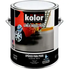 undefined - Pintura Epoxy Pisos Kolor Gris 1 Galón