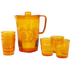 undefined - Jarra + 6 Vasos Plásticos
