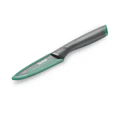 TEFAL - Cuchillo para Pelar/Despellejador Gris Acero Inoxidable 9cm Fresh Kitchen Mango en Silicona