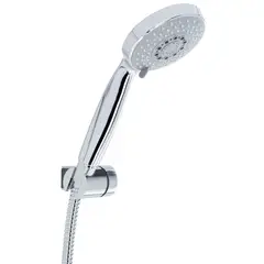 SENSI DACQUA - Teleducha Redonda 3 Funciones con Maguera 1.75 metros Metal