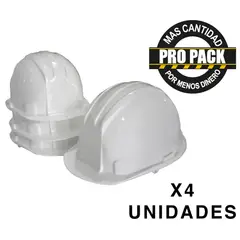 BAUKER - Casco Blanco Propack X 4Und