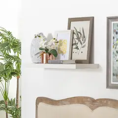 JUST HOME COLLECTION - Repisa Flotante 80x25x3.8cm Madera Natural