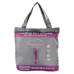 JUST HOME COLLECTION - Cobertor Para Parasol de Poliéster Wengué