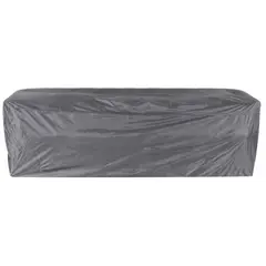 JUST HOME COLLECTION - Cobertor Para Sillón 3 Puestos de Poliéster Negro