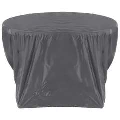 JUST HOME COLLECTION - Cobertor Para Mesa Redonda Exterior de Poliéster Negro