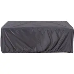 JUST HOME COLLECTION - Forro Para Mesa Exterior de Poliéster Negro