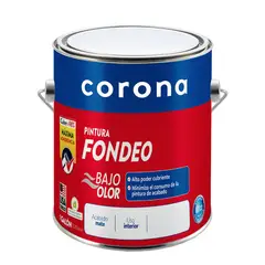CORONA - Pintura para Interior Fondeo Blanco 1 Galón