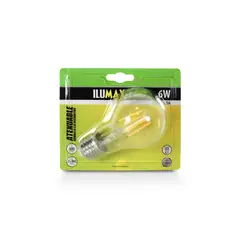 ILUMAX - Bulbo Led Filamento 6w Dimerizable Luz Amarilla E27