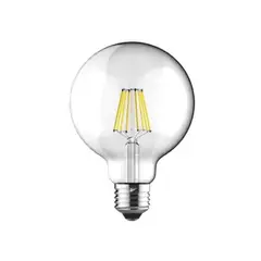 ILUMAX - Globo Led Filamento 8w Dimerizable Luz Cálida E27 Certificado