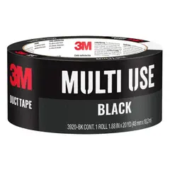 3M - Cinta Ducto  Negra 48 Mm X 18 M