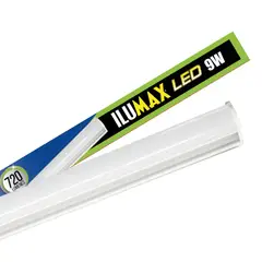 ILUMAX - Luminaria Led Regleta 9w Luz Fria 25000h Caj