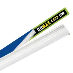 ILUMAX - Luminaria Led Regleta 12w Luz Fria 25000h Caj