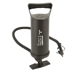 KLIMBER - Bomba de inflar manual polipropileno negro 36 cm