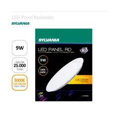 SYLVANIA - Panel Led Redondo 9w Luz Cálida 500 Lúmenes Certificado