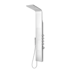 SENSI DACQUA - Columna De Ducha Plateada 150 Cm X 21 Cm