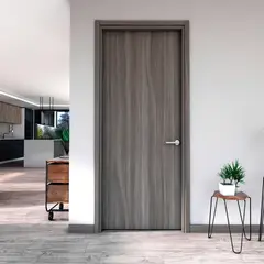 GENERICO - Puerta Lista Para Instalar Humo 80x224cm Apertura Derecha