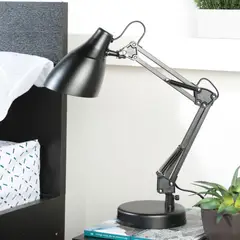 CASA BONITA - Lámpara Escritorio Rit Artic E27 Negra