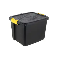 STRATA - Caja Organizadora Alta Resistencia 35x40x50 cm 42 Lt Negro