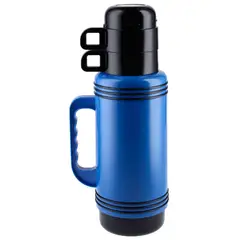 undefined - Termo Plástico 1.8 Litros Azul Con 2 Pocillos