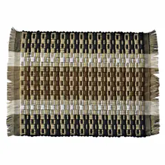 SILVIA LONDONO TEXTILES - Individual Grueso Habano Café