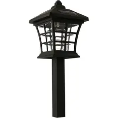 JUST HOME COLLECTION - Estaca Solar LED Decorativa Farol Negro 35 cm