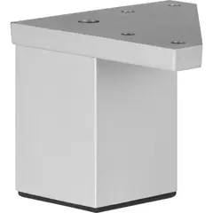 FIXSER - Pata Cuadrada ABS 40X60Mm Gris