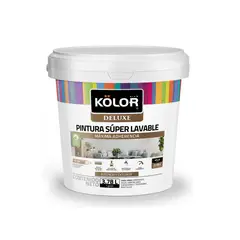 KOLOR - Pintura para Interior Deluxe Blanco 1 Galón