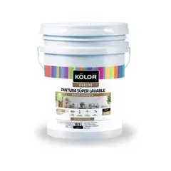 KOLOR - Pintura para Interior Deluxe Blanco 1 Galón