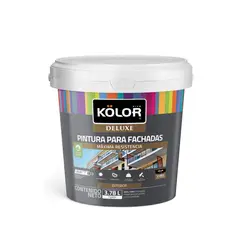 KOLOR - Pintura Deluxe Exterior Blanco 1 Galón