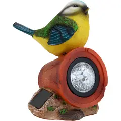 JUST HOME COLLECTION - Figura Pajaro Con Luz Solar