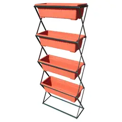 ERGO - Mueble Para Huerta Casera 4 Niveles Plástico 49x20x13.5cm