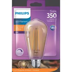 PHILIPS - Bombilla Led Vintage St64 350 Lumenes Ambar E27 Certificado