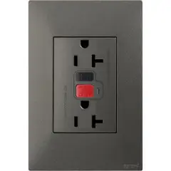 LEGRAND - Toma Doble Polo A Tierra Gfci 15Amperios Clickme Olivo