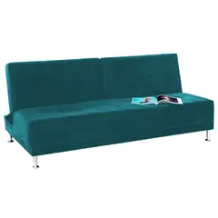 undefined - Sofá Cama Ambos 3 Puestos Tela Verde