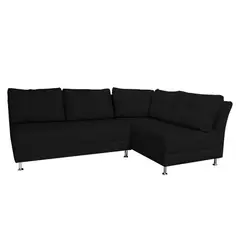 JUST HOME COLLECTION - Sofá Esquinero Crosby Derecho 5 Puestos Ecocuero Cafe