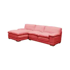 JUST HOME COLLECTION - Sofá Esquinero Alexa Izquierdo 5 Puestos Ecocuero Negro