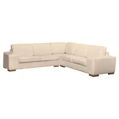 undefined - Sofá Esquinero Salerno 6 Puestos Ecocuero Beige