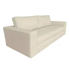 JUST HOME COLLECTION - Sofá Vento 2 Puestos Tela Beige