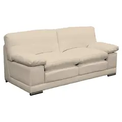 undefined - Sofá Alexa 3 Puestos Ecocuero Beige
