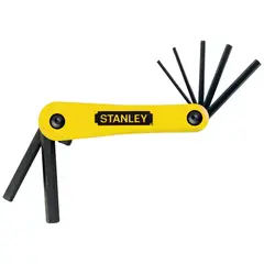 STANLEY - Juego Llaves Hexagonales de 7 Piezas 2.5-10 mm